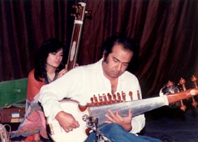 Sheema with Aashish Khan
